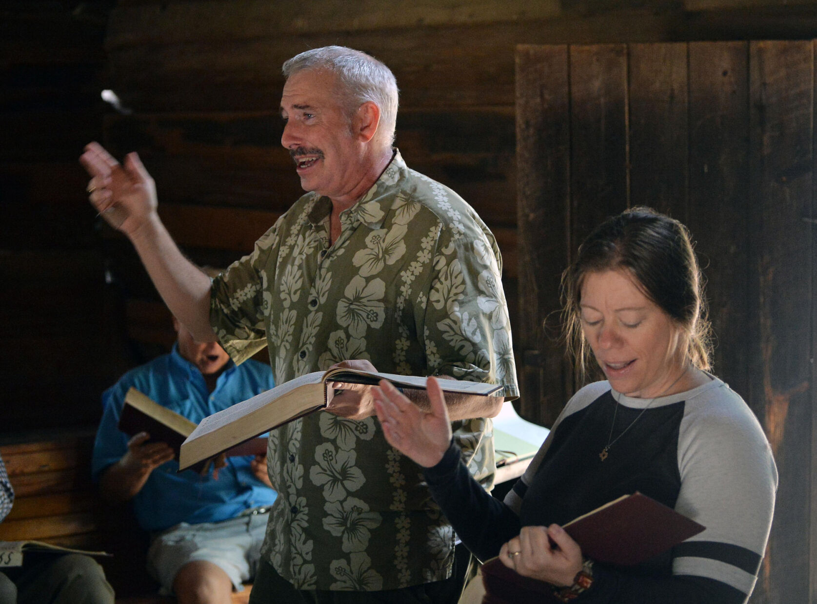 Labor Day Sacred Heart singing at Shoal Creek Church